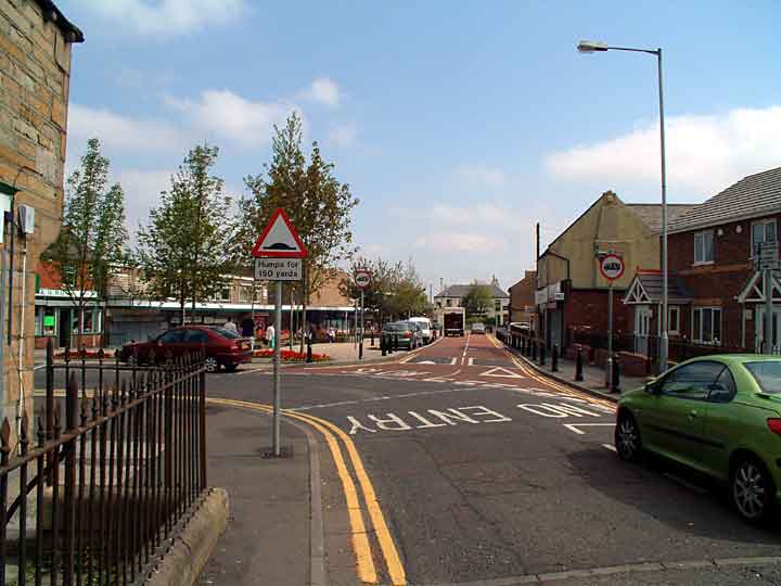 Winlaton main street. 8 August 2003